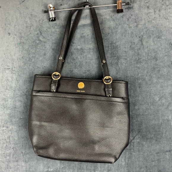 Anne Klein Black Tote Bag with Structured Design - Picture 1 of 15